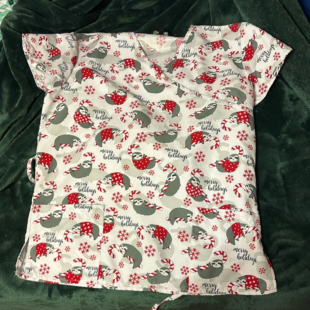 Winter Scrub Top